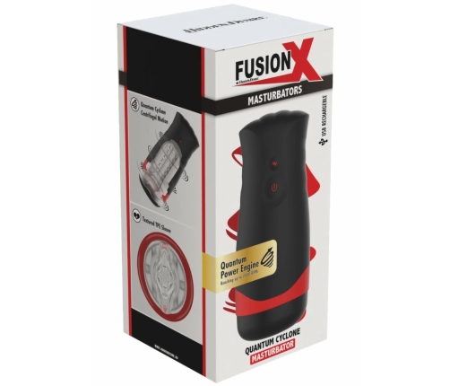 HIDDEN DESIRE Fusion X Quantum Cyclone Intimate Machine 2000 RPM Black