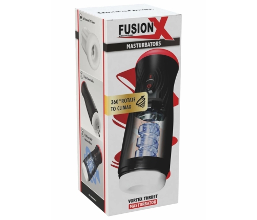 HIDDEN DESIRE Fusion X Vortex Thrust Intimate Machine, Rotating, USB, IPX6