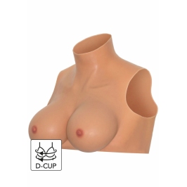 ALTER EGO Wearable Breasts Crop Top D Cup Silicone High Neck