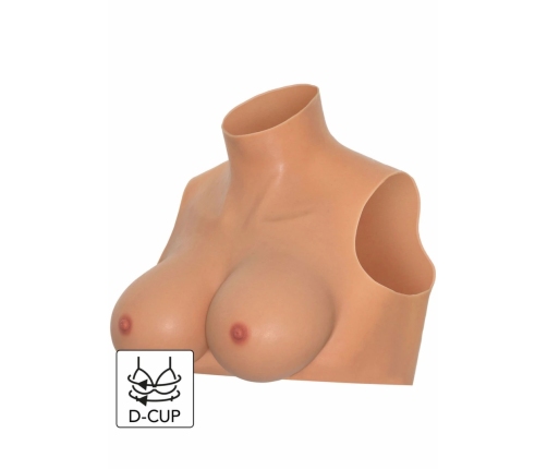 ALTER EGO Wearable Breasts Crop Top D Cup Silicone High Neck