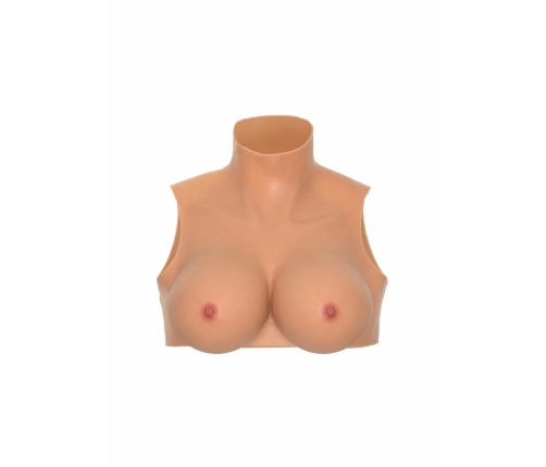 ALTER EGO Wearable Silicone Breasts Crop Top E Cup High Neck