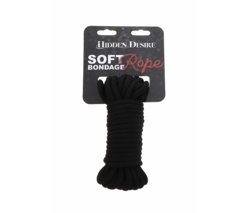 Bondage Rope 10 Meter - Durable Polypropylene Restraint Cord Black