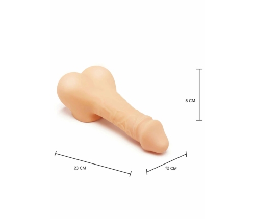Hidden Desire Big Dick Dipper Compact Intimate Device TPR Black