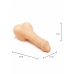 Hidden Desire Big Dick Dipper Compact Intimate Device TPR Black
