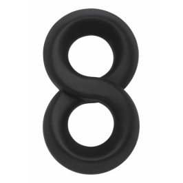 Hidden Desire Jock C-Ring Soft Silicone Double Support Ring Black