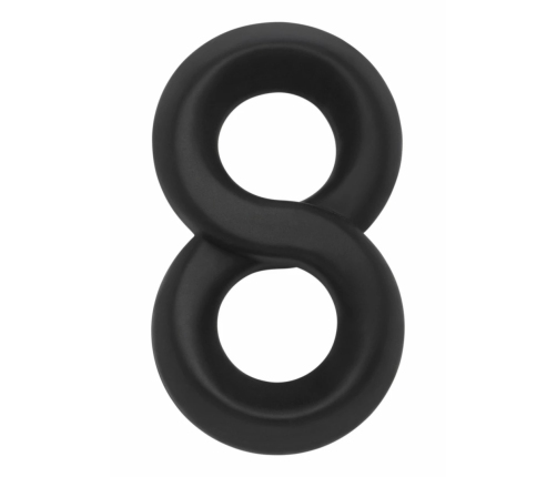 Hidden Desire Jock C-Ring Soft Silicone Double Support Ring Black