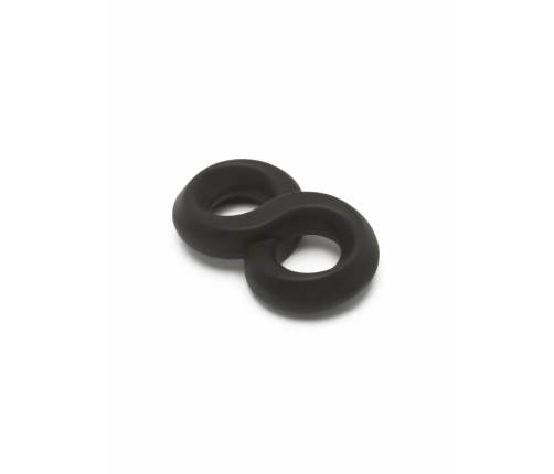 Hidden Desire Jock C-Ring Soft Silicone Double Support Ring Black