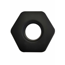 Hidden Desire Hunk Soft Silicone Intimate Support Ring Black