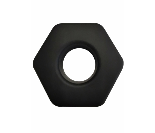 Hidden Desire Hunk Soft Silicone Intimate Support Ring Black