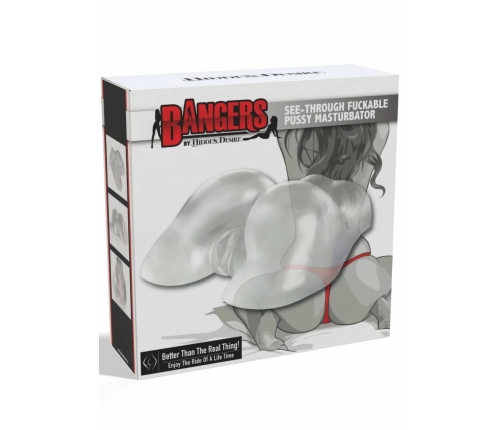 Hidden Desire Bangers Clear Intimate Machine Transparent Love-Skin 17cm
