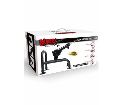 Bangers Fuck Machine Pro 3 Duo - Compact High-Power Intimate Device 60W