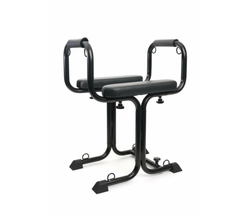 Bangers Bondage Seat with 8 Attachment Points, Padded Armrests, Black