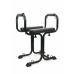 Bangers Bondage Seat with 8 Attachment Points, Padded Armrests, Black