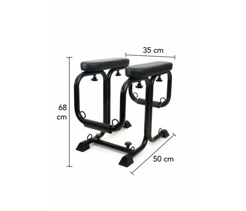 Bangers Bondage Seat with 8 Attachment Points, Padded Armrests, Black