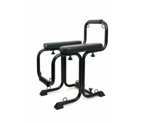 Bangers Bondage Seat with 8 Attachment Points, Padded Armrests, Black
