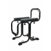 Bangers Bondage Seat with 8 Attachment Points, Padded Armrests, Black