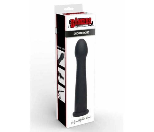 Bangers Smooth Dong Easy-Lock 19 cm Silicone Attachment Black