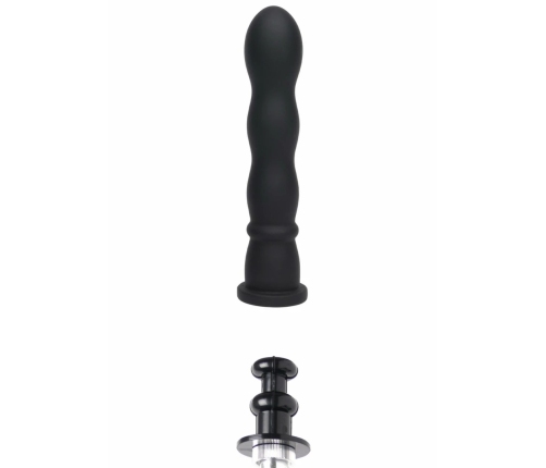 Bangers Wave Dong Easy-Lock 19 cm Silicone Attachment Black