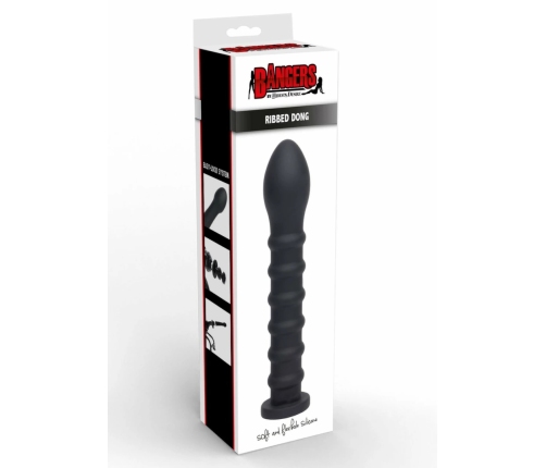 Bangers Easy-Lock Ribbed Model 19 cm Silicone, Universal System