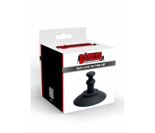 Easy-Lock Suction Cup Universal Mounting System, Black, Sturdy Base