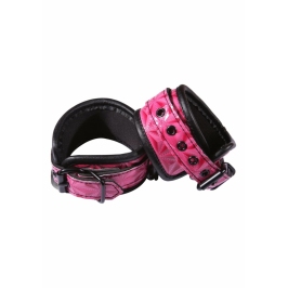 Sportsheets Wrist Cuffs Adjustable Vinyl-Neoprene Black Restraints
