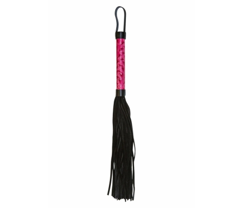 Sportsheets Whip Vinyl & Leather Black - Flexible Impact Tool