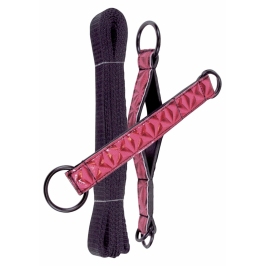 Sinful Bed Restraint Straps Adjustable 4m System Black or Pink