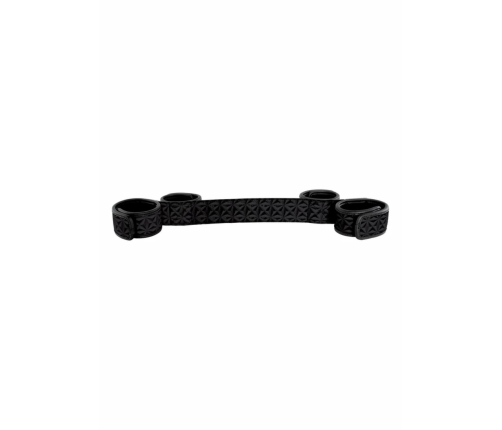NS Novelties Sinful Soft Spreader Bar with Neoprene Padding Black