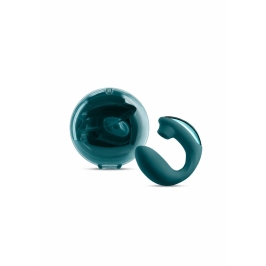 Desire Euphoria Dual-Ended Air-Pulse & Vibration Massager, Silicone