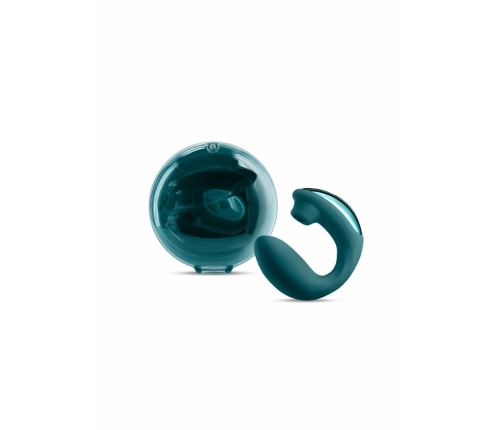 Desire Euphoria Dual-Ended Air-Pulse & Vibration Massager, Silicone