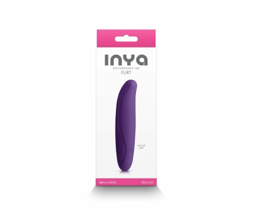 INYA Flirt Flexible Rechargeable Silicone Intimate Massager Pink