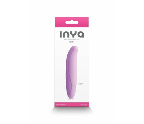 INYA Flirt Flexible Rechargeable Silicone Vibrator Pink