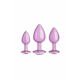 nsnovelties Trainer Kit Iridescent Pink 3-Piece Set Chrome Finish