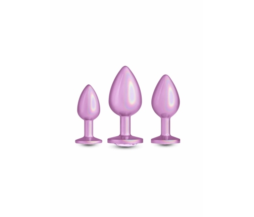nsnovelties Trainer Kit Iridescent Pink 3-Piece Set Chrome Finish