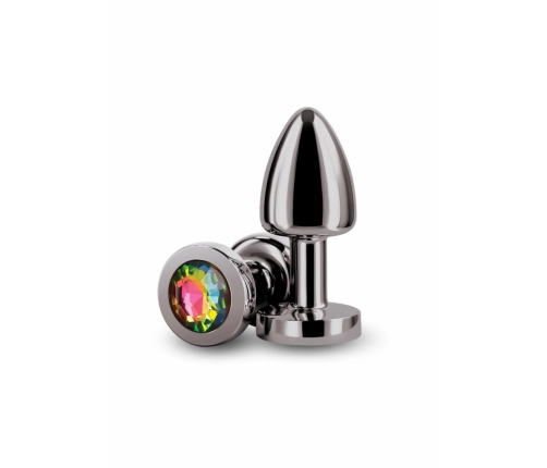 NS Novelties Rear Assets Petite Chrome-Plated Intimate Plug Silver