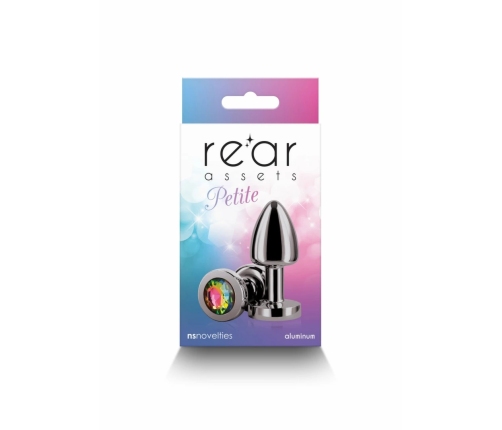 NS Novelties Rear Assets Petite Chrome-Plated Intimate Plug Silver