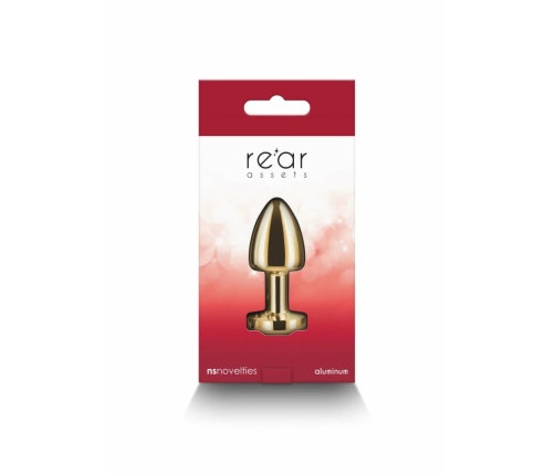 NS Novelties Rear Assets Petite Chrome-Plated Intimate Plug Silver
