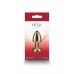 NS Novelties Rear Assets Petite Chrome-Plated Intimate Plug Silver