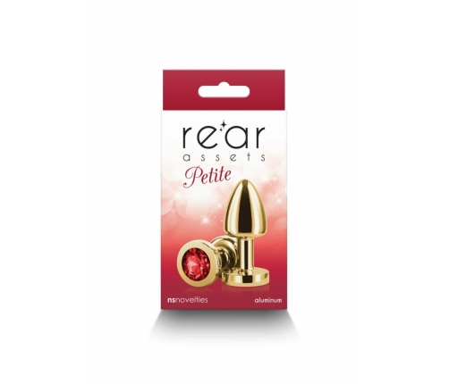 NS Novelties Rear Assets Petite Chrome-Plated Intimate Plug Silver