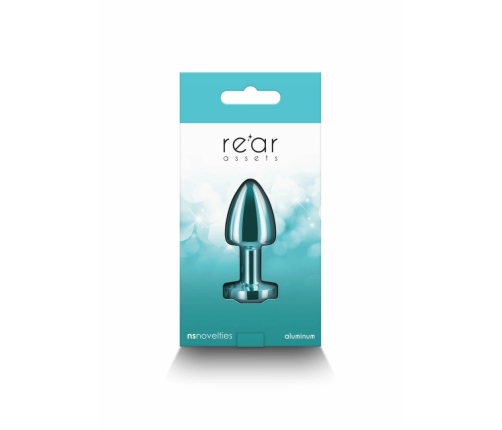 NS Novelties Rear Assets Petite Chrome-Plated Intimate Plug Silver