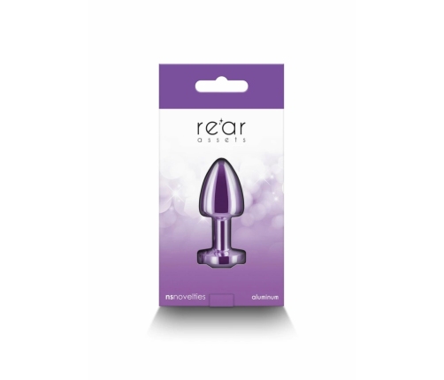 NS Novelties Rear Assets Petite Chrome-Plated Intimate Plug Silver