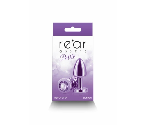 NS Novelties Rear Assets Petite Chrome-Plated Intimate Plug Silver
