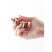 NS Novelties Rear Assets Petite Chrome-Plated Aluminum Plug Pink Gem