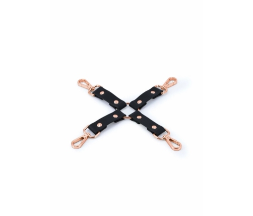 NS Novelties Bondage Couture Hog Tie - Elegant Synthetic Design, Blue