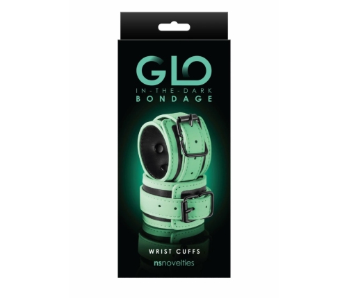 NS Novelties Glo Wrist Cuff - Luminous Adjustable Restraint