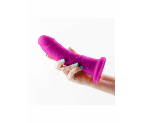 NS Novelties Colours Dual Density Wide 7 inch Platinum Silicone Model