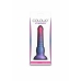 Colours Stacked 6 inch Silicone Model, Tri-Color, Satin Surface