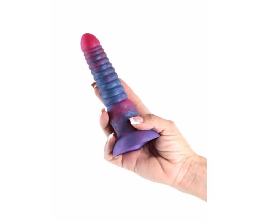 Colours Stacked 6 inch Silicone Model, Tri-Color, Satin Surface