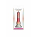 Colours Stacked 6 Inch Silicone Model, Tri-Colored, Satin Surface
