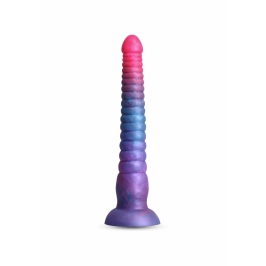 Colours Stacked 9 Inch Silicone Model, Tri-Colored, Satin Finish
